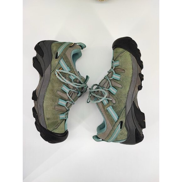 KEEN Targhee II Waterproof Women's Size 8 Leather Green Hiking Shoes Athletic - Picture 6 of 9